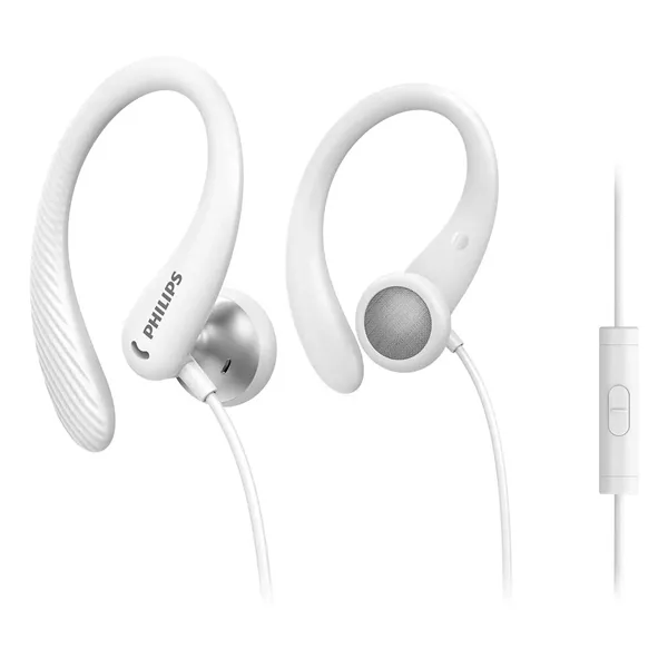 Auriculares Deportivos Philips TAA1105WT/ con Micrófono/ Jack 3.5/ Blancos