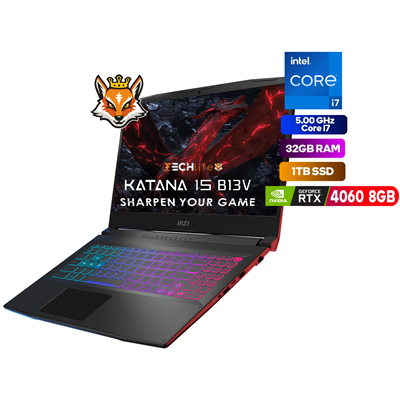 MSI Katana 15 B13VFK-487XES Intel Core i7-13620H 32GB 1TB SSD