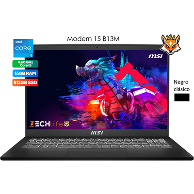 MSI Modern 15-248XES Intel Core i5-1335u 16GB 512GB SSD 15.6"