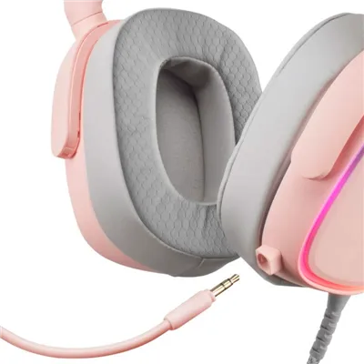 Mars gaming mhaxp pink rgb headphones