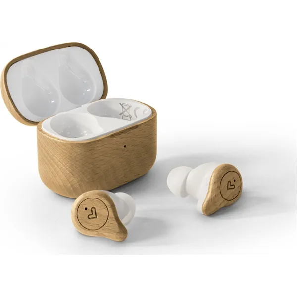 Energy Sistem Eco True Madera De Haya - Auriculares bluetooth,Control tactil 8h