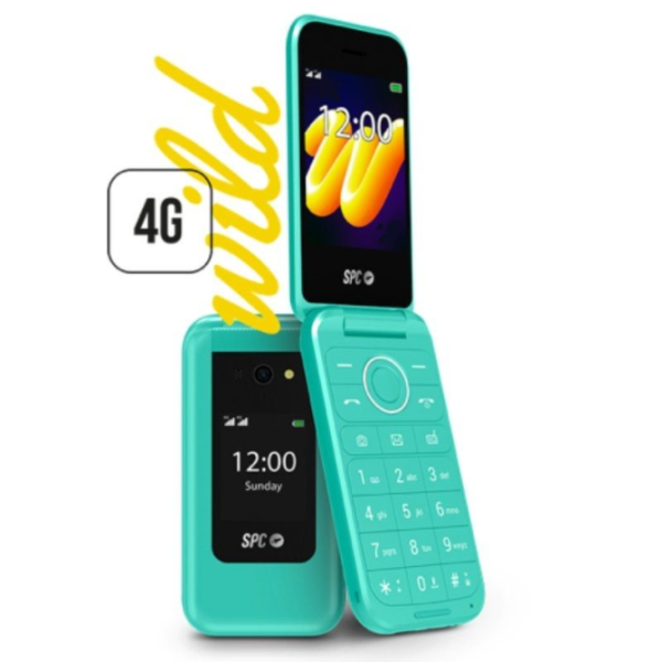 SPC 2325n Móvil Senior con tapa, Teclas grandes, SOS, 4G Verde