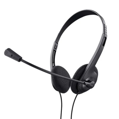 Auriculares Trust Chat Headset 24659/ con Micrófono/ Jack 3.5/