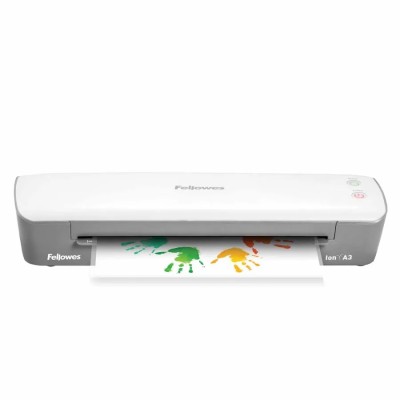 Plastificadora Fellowes Ion A3/ hasta A3 y 125 Micras/ Blanca y