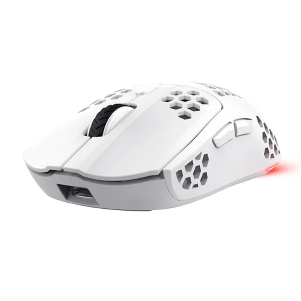 Ratón Gaming Inalámbrico Trust Gaming GXT 929 Helox/ Batería recargable/ Hasta 4800 DPI/ Blanco