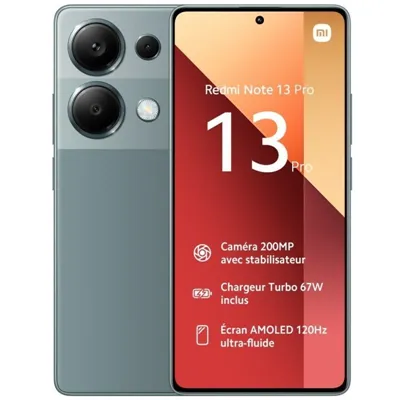 Xiaomi Redmi Note 13 Pro 6.67" 512GB 12GB 5G LTE, Verde