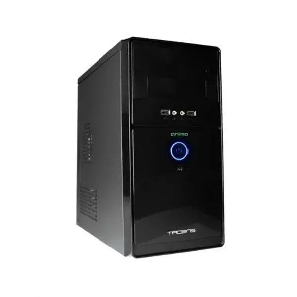 Caja Microatx Tacens Anima Ac0500 Negro Brillante 2 Usb.2.0 4 Slots Expansion Con Fuente 500w Incluida