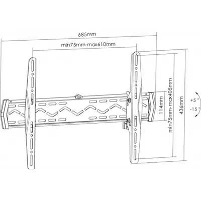 Soporte De Pared Orientable Equip Para Pantalla De 37"- 70"