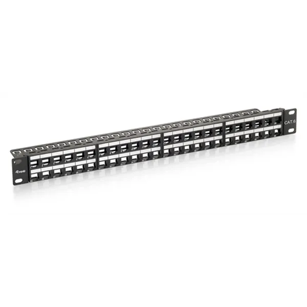 Patch Panel Vacio Utp Cat.6 48 Puertos Keystone Slim 1u