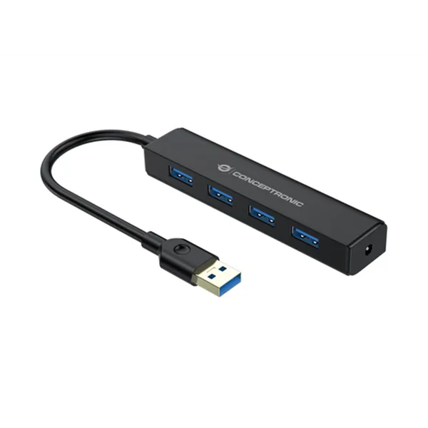 Hub Usb 3.0 Conceptronic 4 Puertos Mini Hub Pocket C4pusb3