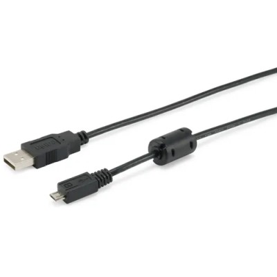 Cable Usb 2.0 Equip Tipo A - Micro Usb B 1.8m Con Ferrita 128551