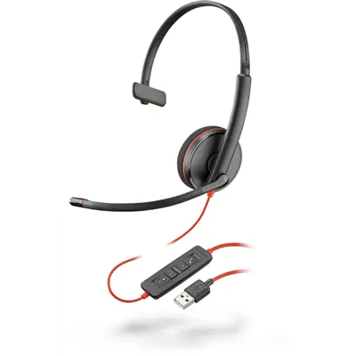 Auriculares Plantronics Blackwire C3210/ con Micrófono/ USB/