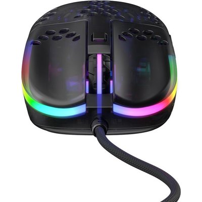 Cherry Xtrfy MZ1 "Zy's Rail" RGB laterales Negro 6 Botones