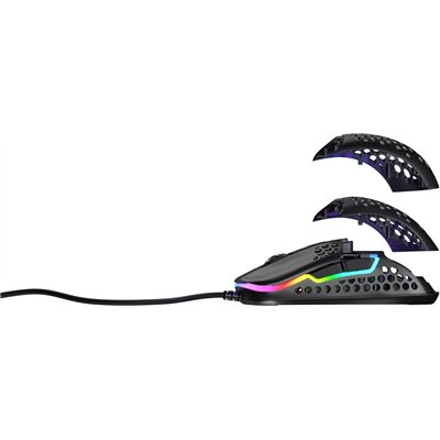 Cherry Xtrfy M42 RGB laterales Negro 6 Botones Mecánicos, 16000