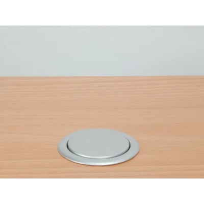 Regleta Equip Pop-up Para Mesa 3 Tomas + 2 Puertos Usb Con