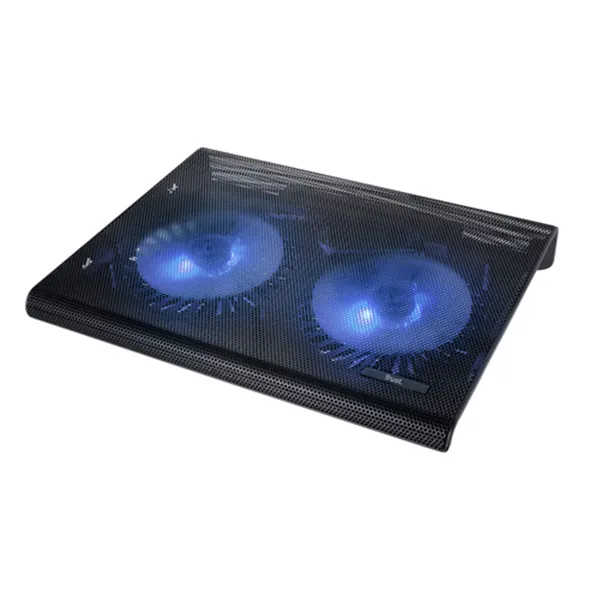 Soporte Universal Trust Para Portatiles Con 2 Ventiladores Y Leds Azul Hasta 17.3" 20104