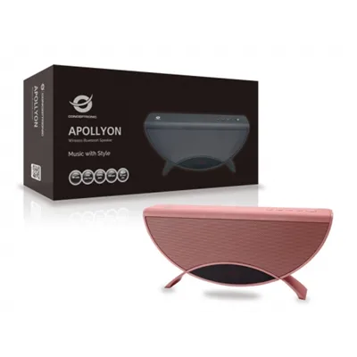 Altavoz Bluetooth Portable Conceptronic Apollyon Color Rojo