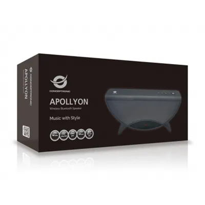 Altavoz Bluetooth Portable Conceptronic Apollyon Color Rojo