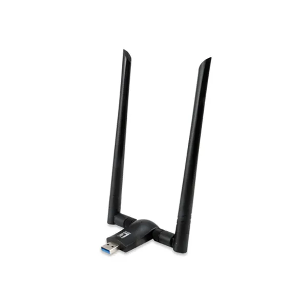 Wifi Usb Dualband Level One Wua-1810e Ac1200 300mb En 2,4ghz Y 867mb En 5ghz Usb 3.0 2 Antenas Desmontables