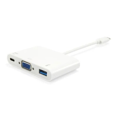 Adaptador Usb-c Equip 133462 A 1xvga Hembra 1xusb-a 3.0 1xusb-c