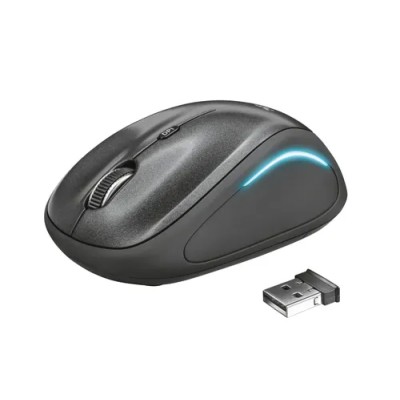 Mouse Trust Wireless Yvi Fx 2.4ghz 800/1600 Dpi Color Negro