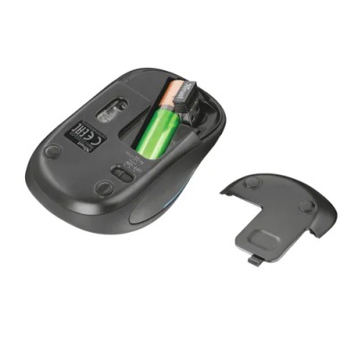 Mouse Trust Wireless Yvi Fx 2.4ghz 800/1600 Dpi Color Negro