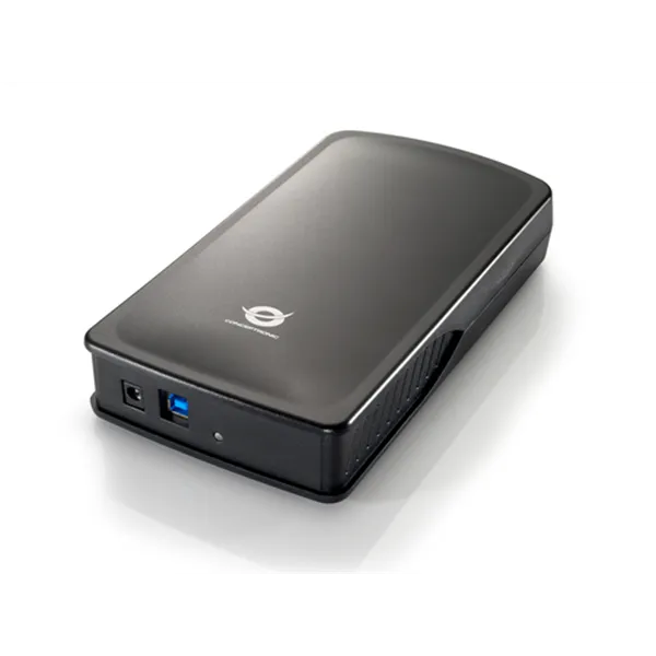 Caja Externa 3.5" Usb 3.0 Conceptronic Sata Hd 3.5 Usb 3.0 Color Negro Sin Tornillos C20-300