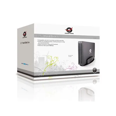 CAJA EXTERNA CONCEPTRONIC HD 3 1/2 USB SATA