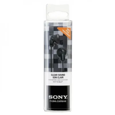 Auriculares Intrauditivos Sony MDR-E9LP/ Jack 3.5/ Negros