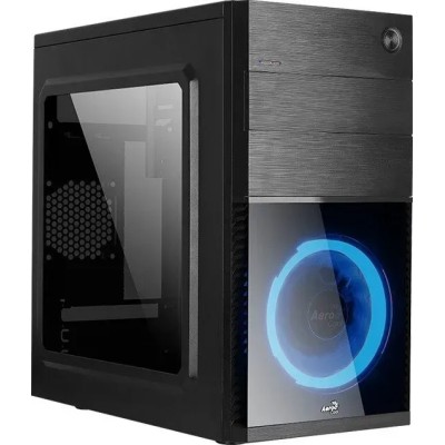 Caja Microatx Gaming Aerocool Cs-105 Ventilador Frontal Blue