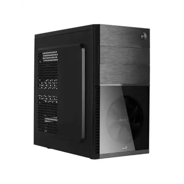 Caja Microatx Aerocool Cs-105 Ventilador Frontal Negro 1xusb3.0+1xusb2.0 Vga Hasta 240mm Color Negro Sin Fuente