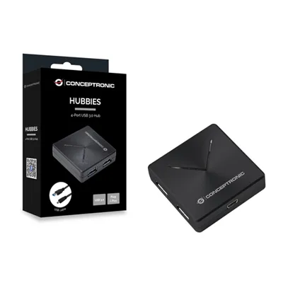 Hub Usb 3.0 Conceptronic Hubbies02b 4 Puertos Usb 3.0 Color