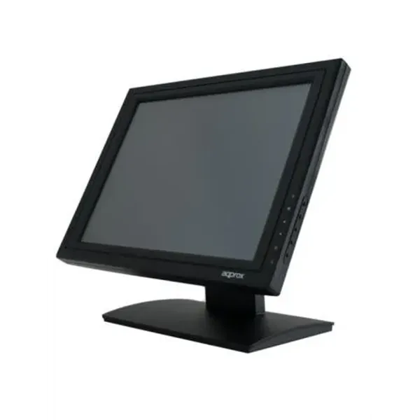 Monitor 15" Tactil Resistiva Tpv Approx Appmt15w5 Vga Negro 5ms 300cd/m2 Tactil De 5 Hilos Con Controlador Eeti Grado A+