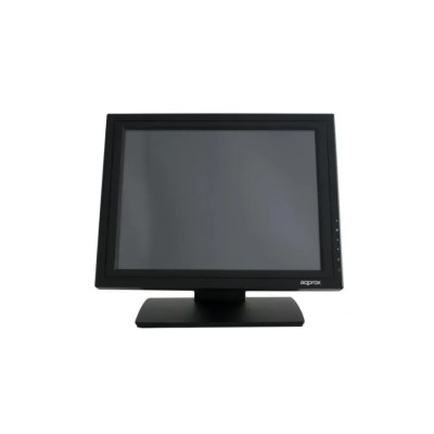 Monitor 15" Tactil Resistiva Tpv Approx Appmt15w5 Vga Negro 5ms