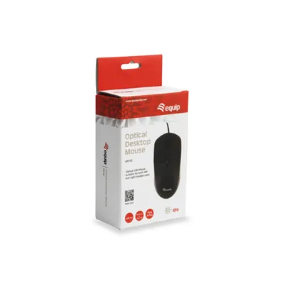 Mouse Equip Life 3 Botones Optico Usb Negro 1000dpi