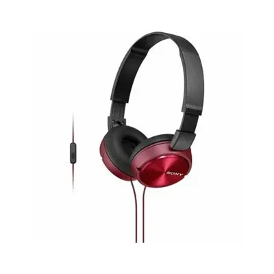 Auriculares Sony MDRZX310APR/ con Micrófono/ Jack 3.5/ Rojos