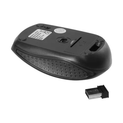 Mouse Equip Wireless Life Optico 2.4ghz 4 Botones Color Negro