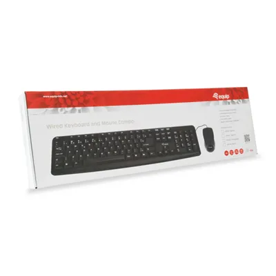 Combo Teclado + Mouse Usb Equip Life Color Negro