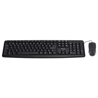 Combo Teclado + Mouse Usb Equip Life Color Negro