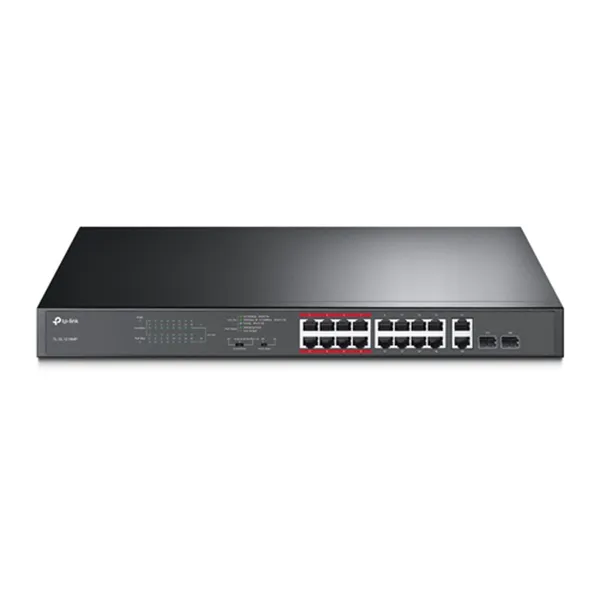 Switch No Gestionable Tp-link Tl-sl1218mp 16p Ethernet Y 2p Combo Poe 192w Carcasa Metalica 19" Rack