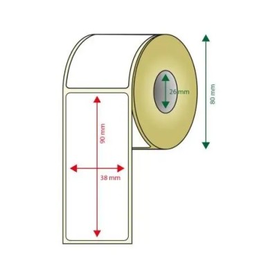 Pack De 10 Rollos De Palpel Termico De 57x55mm Libre De