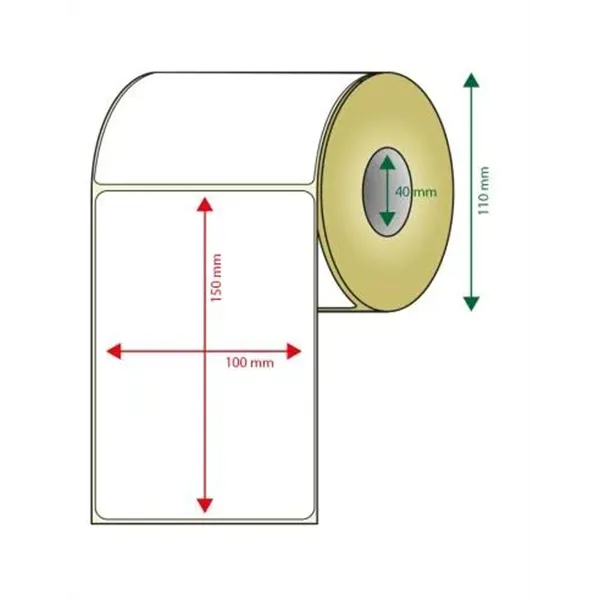 Pack De 10 Rollos De Palpel Termico De 57x55mm Libre De Bisfenol A