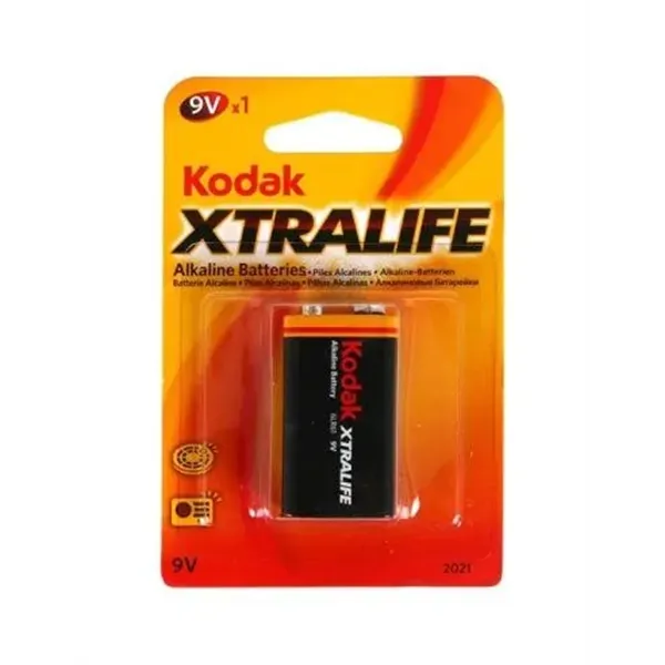 Pila Kodak Alcalina Xtralife 9v Lr61 Blister*1 (ecotasas Incluidas)