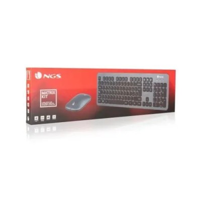 Kit De Teclado Y Ratón Ngs Matrix Inalámbrico De 2,4 Ghz.