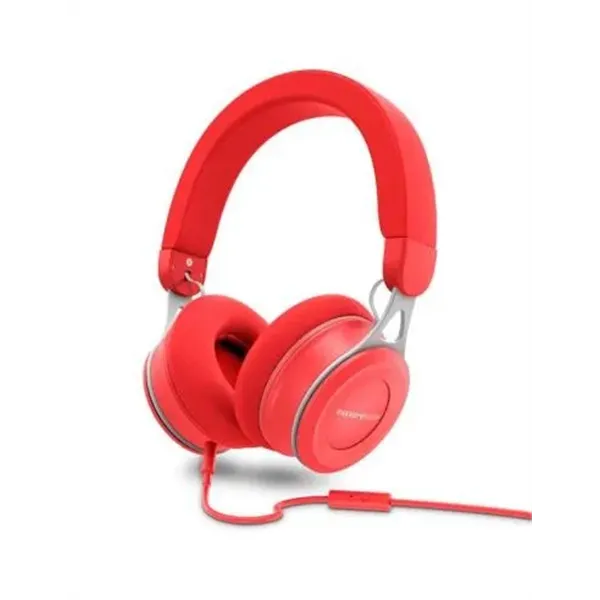 Headset Energy Sistem Urban 3 Red Con Microfono, Jack 3.5mm Deep Bas, Control Talk