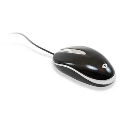 Mouse Conceptronic Easy Optical Usb Negro Y Plata C08-278