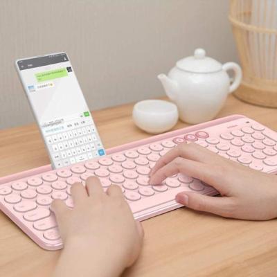 Teclado Inalámbrico Xiaomi MIIIW Dual Mode/ Rosa