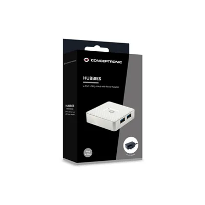 Hub Usb 3.0 Conceptronic Hubbies03w 4 Puertos Usb 3.0 Con