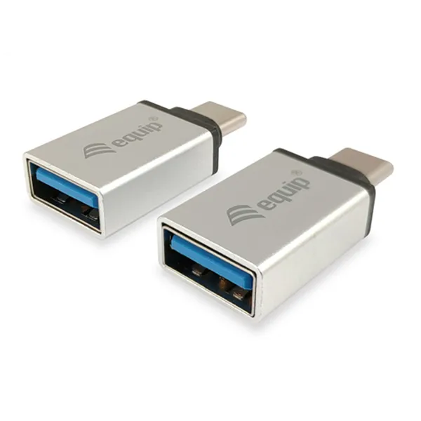 Adaptador Usb-c Macho A Usb 3.0 Tipo A Hembra ( Pack 2 Uds) Equip Ref. 133473