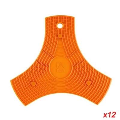 EXPOSITOR 12 UNIDADES BRA A910045 SAFE NARANJA - SILICONA ALTA